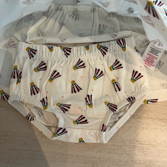 BRAND NEW Petit Lem Matching Dress / Bloomers Set, Size 3 Months - Picture 5 of 11